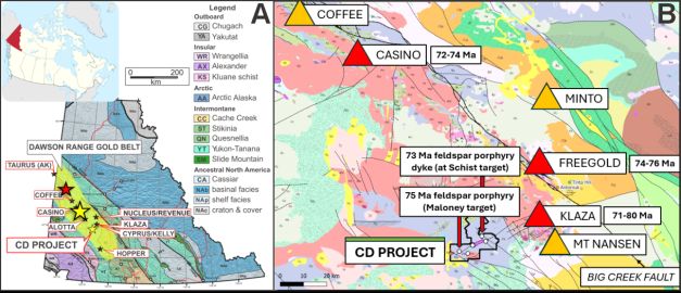 GT Resources sichert sich bohrgenehmigtes Gold-Kupfer-Porphyr-Projekt nahe der Lagerstätte Casino in Yukon