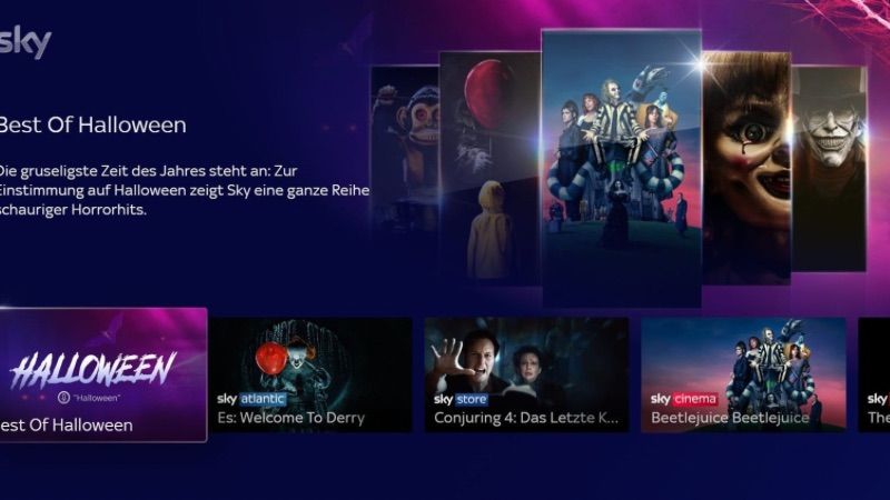 Halloween bei Sky: Über 45 Horrorfilme für eine Nacht voller Schrecken