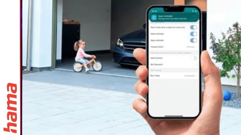 Hama – Der smarte Garagentoröffner für die einfache Öffnung per App