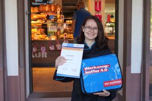 Hanna Schiebel ist Lehrling des Monats Mai