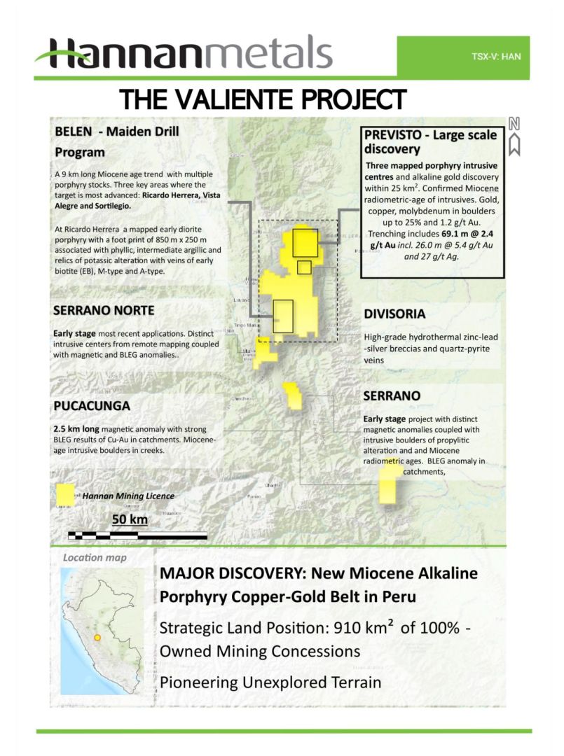Hannan bestätigt kilometerweites Goldsystem bei Previsto
