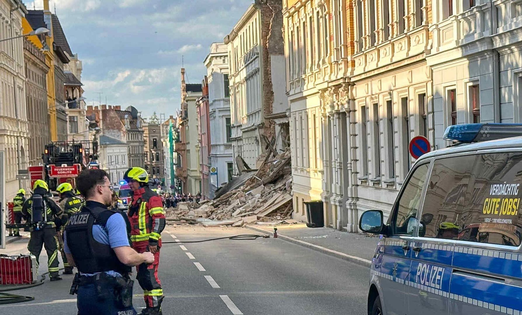 Haus in Görlitz eingestürzt