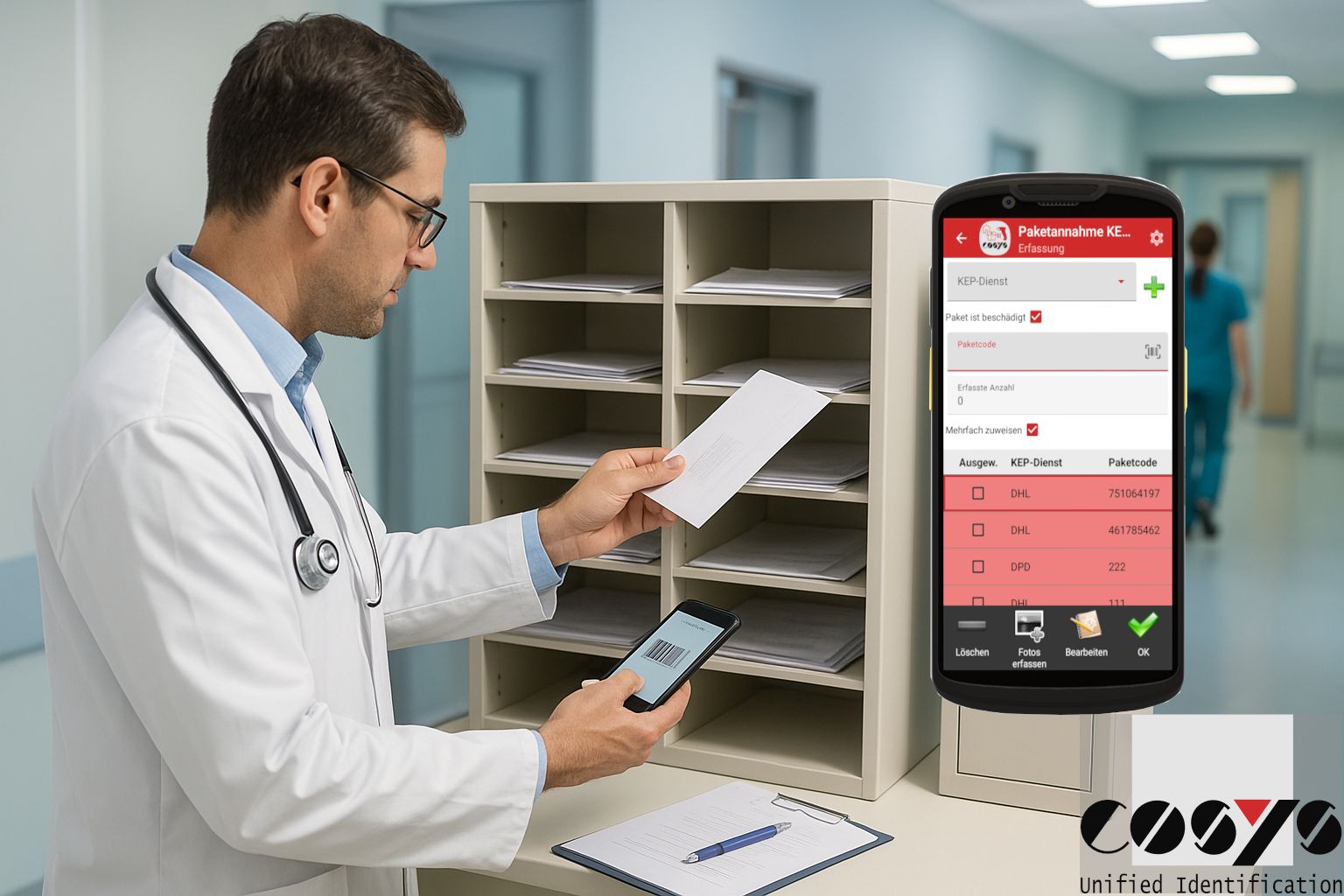 Hauspostverteilung im Gesundheitswesen neu gedacht