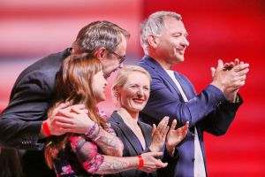 Heidi Reichinnek, Sören Pellmann, Ines Schwerdtner, Jan van Aken (Archiv)