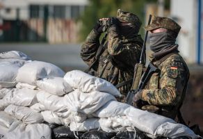 Heimatschützer bei der Bundeswehr-Übung 