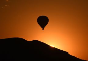 Heißluftballons in der Türkei