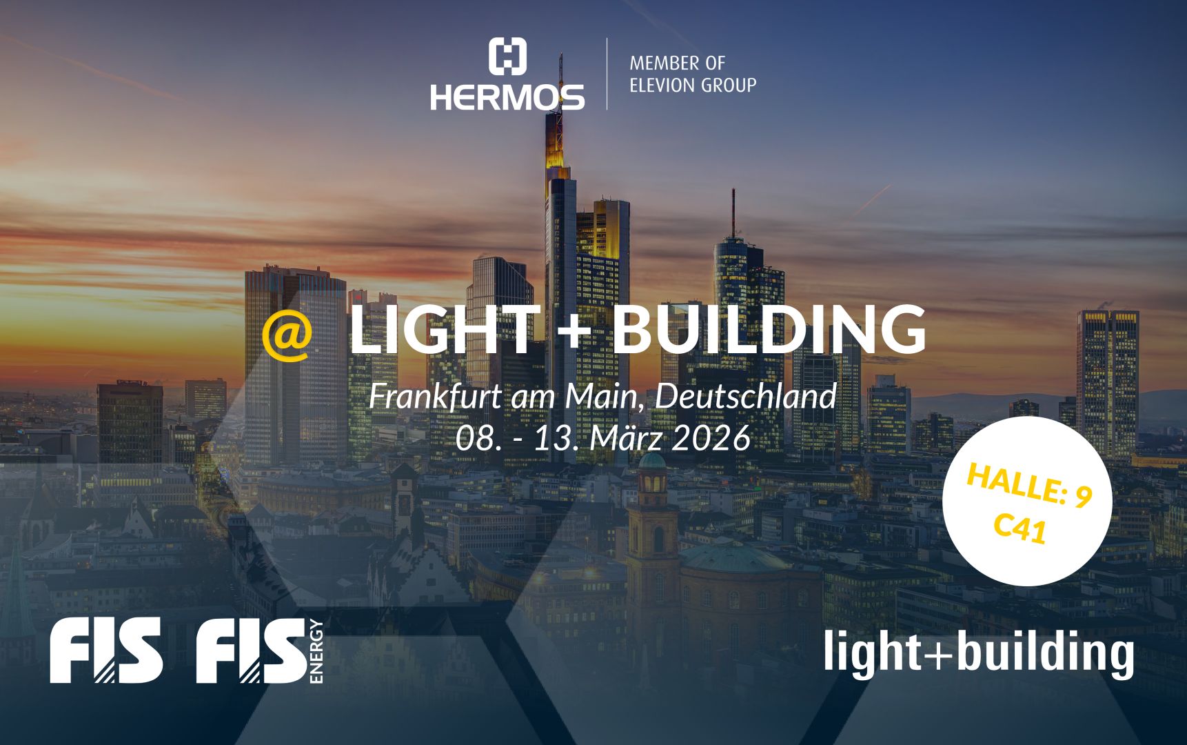 HERMOS auf der Light + Building 2026