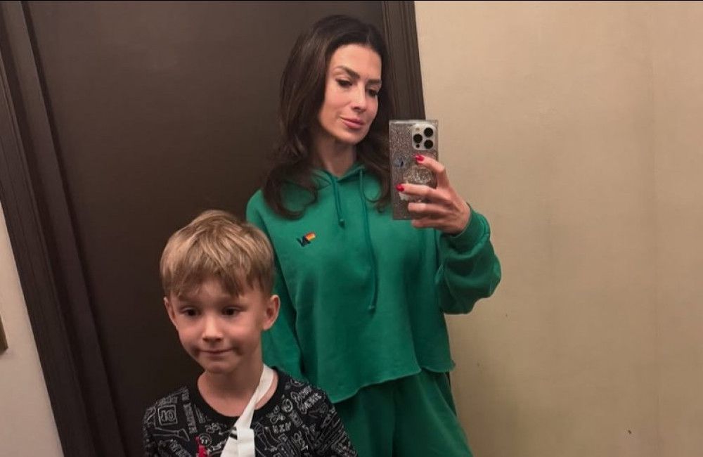 Hilaria Baldwin mit Sohn