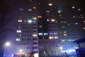 Hochhausbrand in Berlin