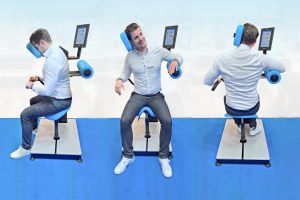 HUR präsentiert neuen Nackentrainer auf der therapie Leipzig