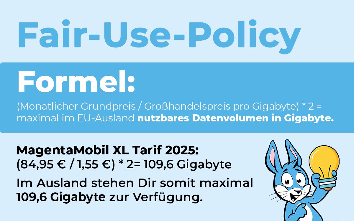 Immer mehr Datenvolumen zum Surfen im EU-Ausland [Handyhase-Infografik]