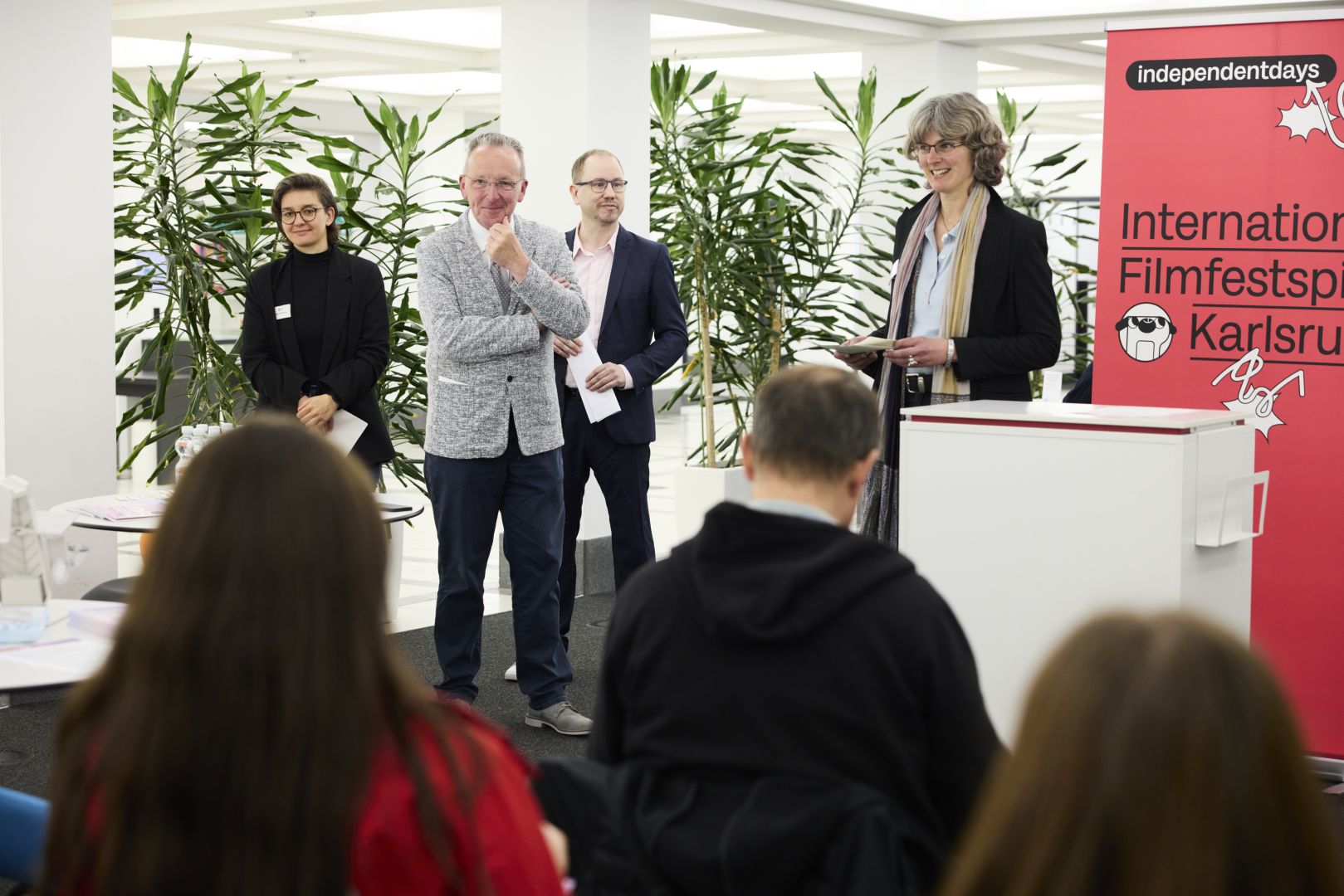 INDEPENDENT DAYS stellen Festivalprogramm in Badischer Landesbibliothek vor