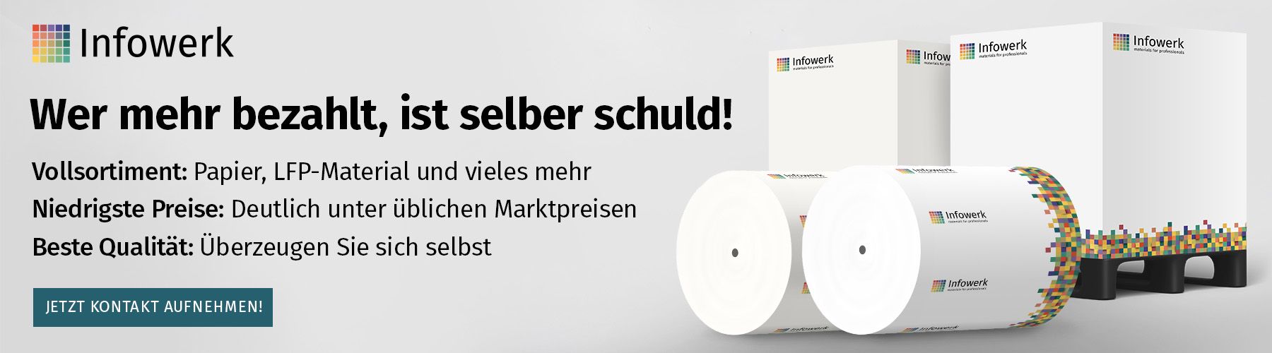Infowerk Materials: Erweitertes Produktportfolio deutlich unter europäischen Marktpreisen