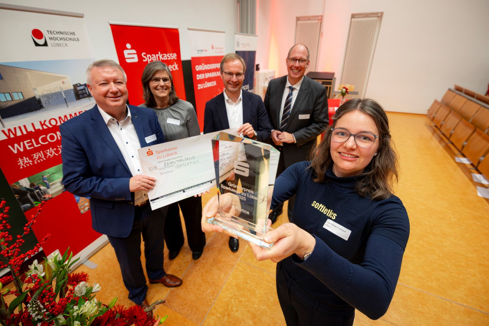 Innovative Idee für Prothesenschaft: Softletics gewinnt den Gründerpreis der Sparkasse zu Lübeck 2025