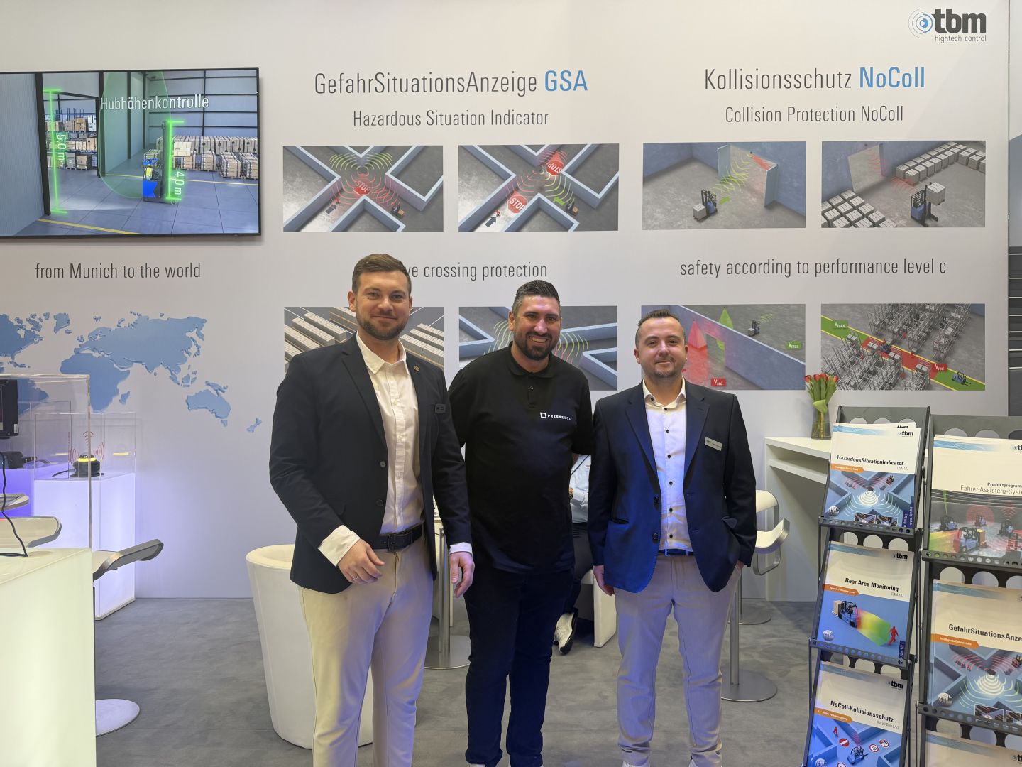 Insights zur LogiMAT 2026: tbm hightech control optimiert Arbeitssicherheit und Automatisierung in der Intralogistik