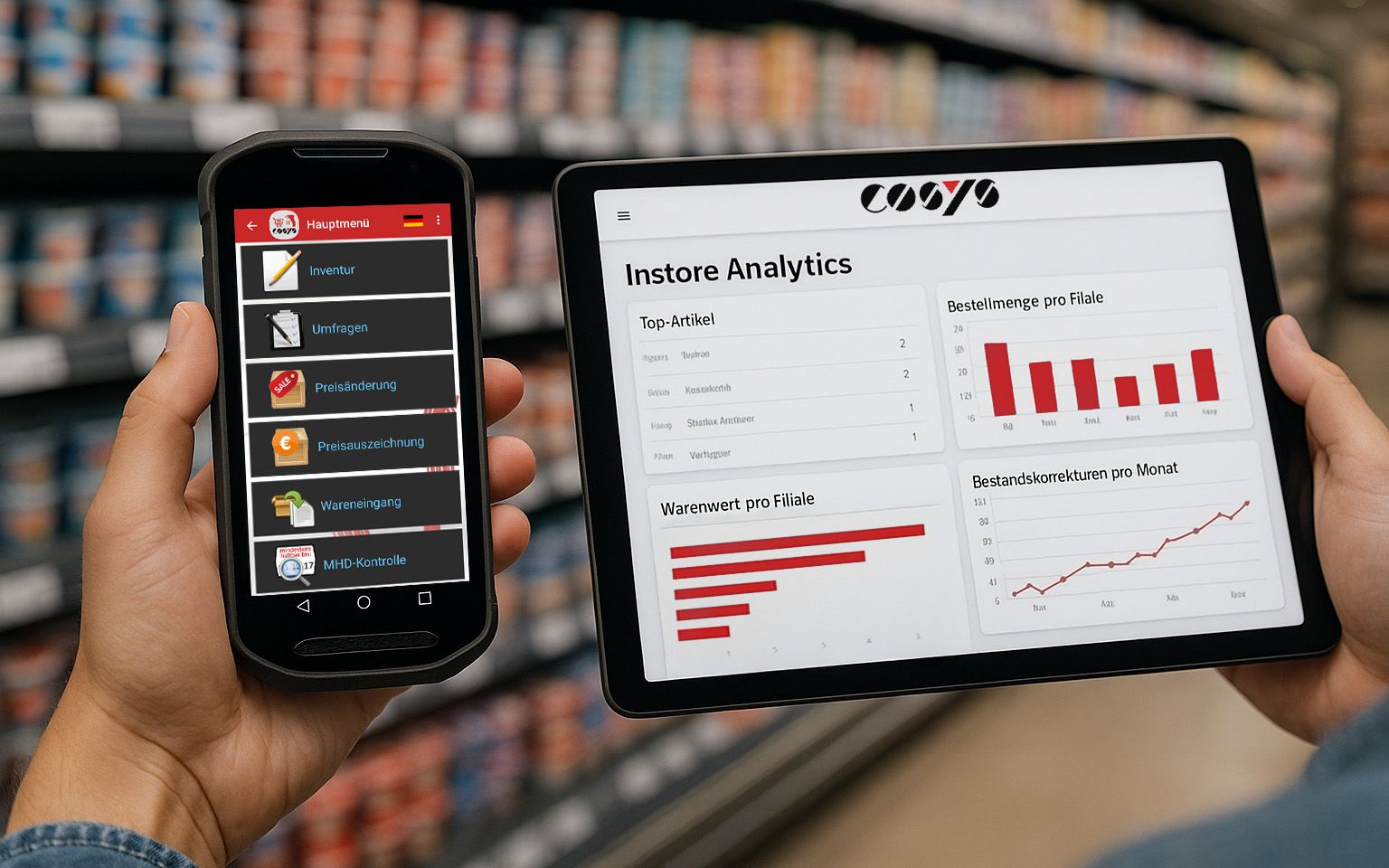 Instore Logistik mit COSYS – Schluss mit Chaos!