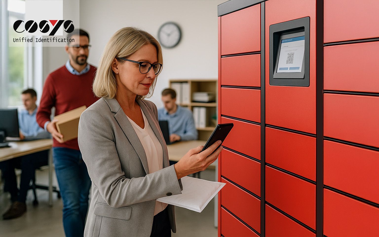 Interne Postlogistik neu gedacht – mit COSYS & Smart Lockern