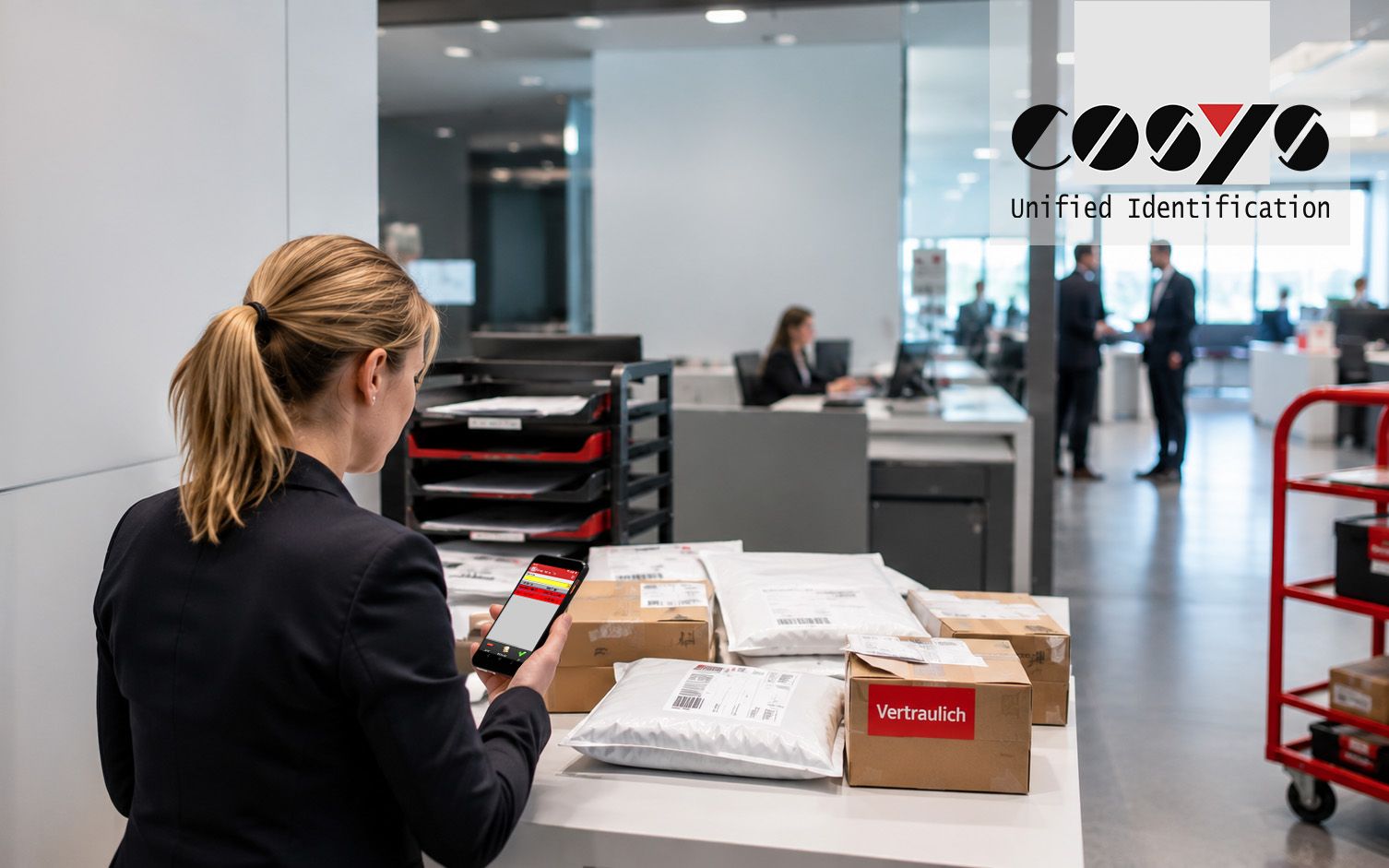 Interne Poststelle in Banken: Wenn vertrauliche Dokumente zum Risiko werden.