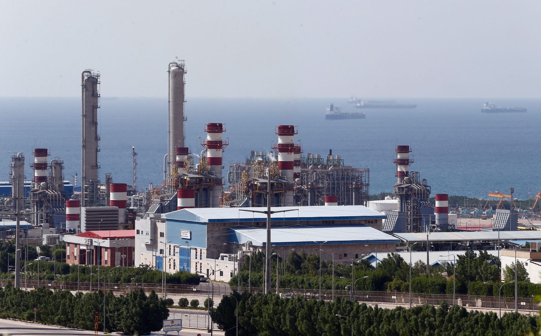 Iranische Anlagen am Gasfeld South Pars