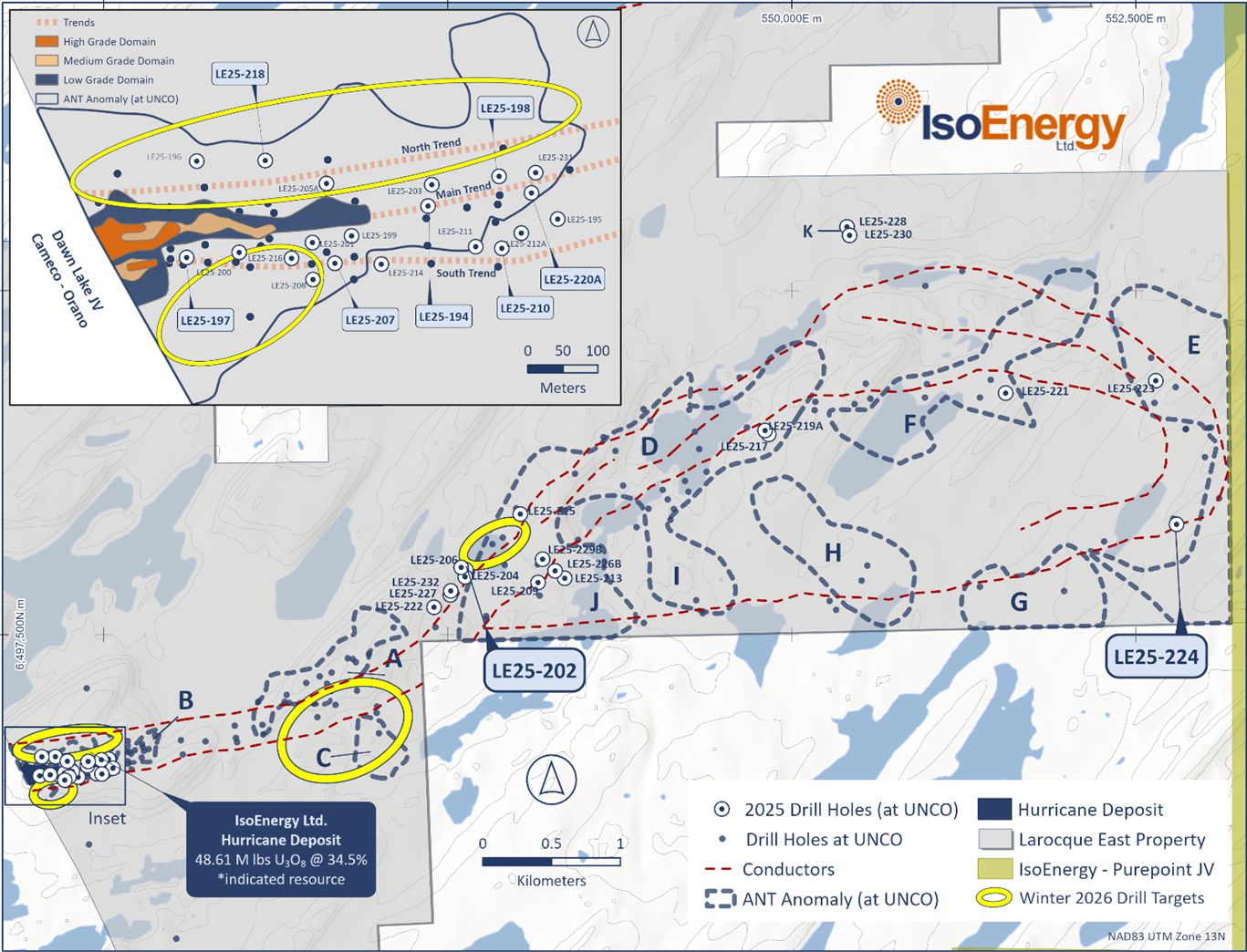 IsoEnergy gibt ein Update zur 2025er Exploration im Athabasca-Becken und bereitet sich auf den Start der Winterexplorationsprogramme vor, inkl. Bohrungen auf Larocque East