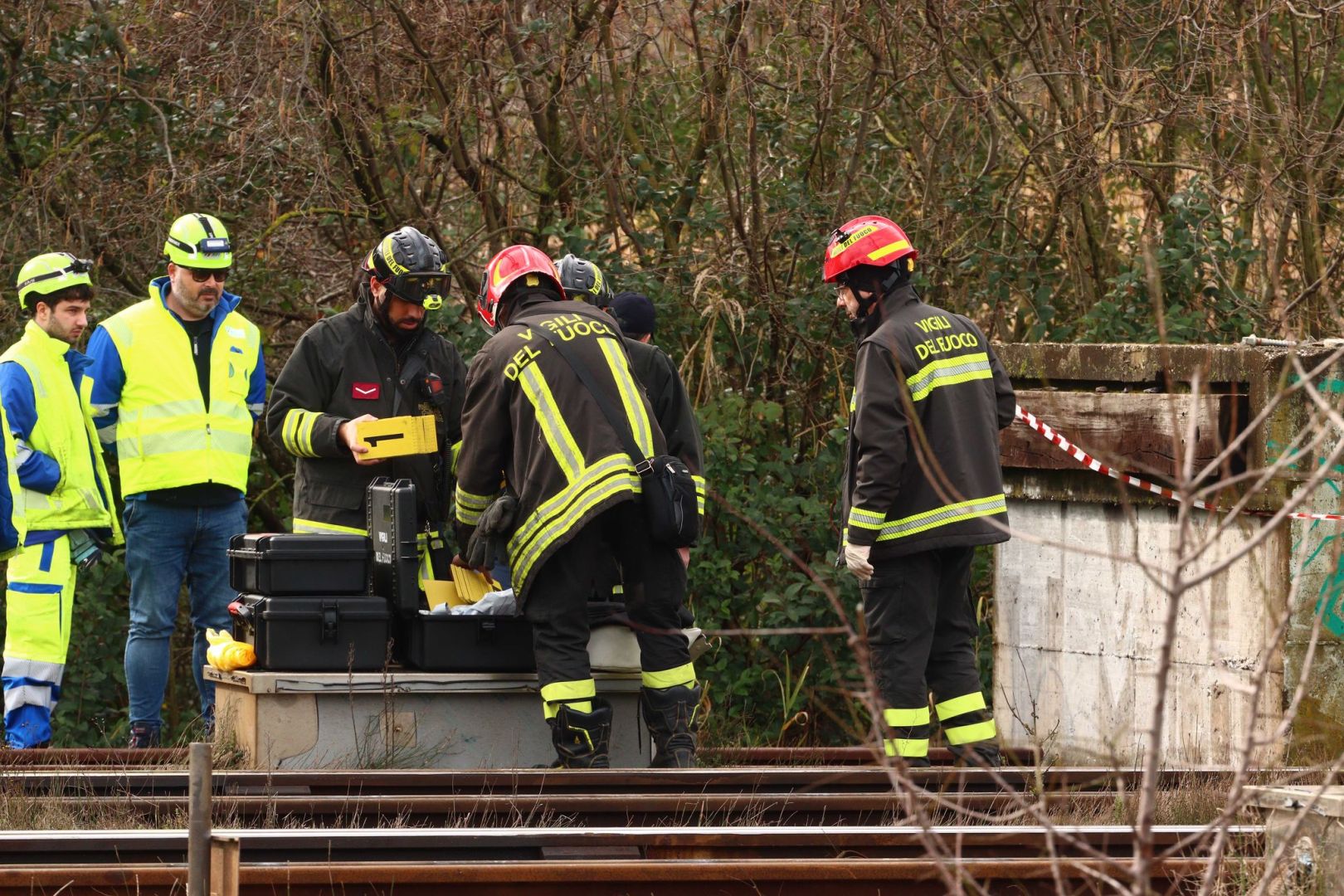 Italien - Brand bei Pesaro