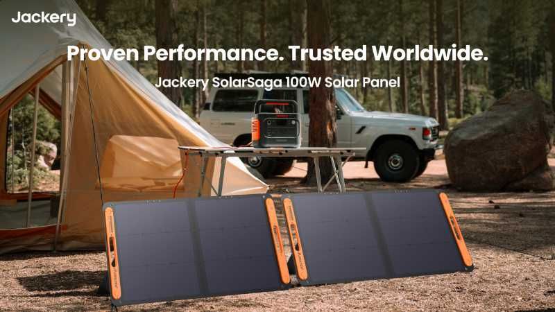 Jackery – Effizient, leicht und robust: Mobiles Solarmodul SolarSaga 100W