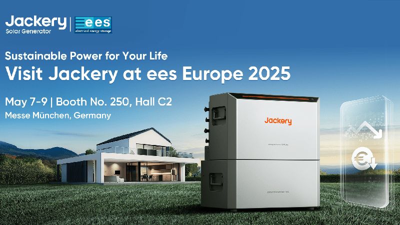 Jackery – Premiere der neuen Balkonkraftwerkspeicher auf der ees Europe 2025
