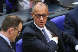 Jens Spahn, Friedrich Merz am 06.05.2025