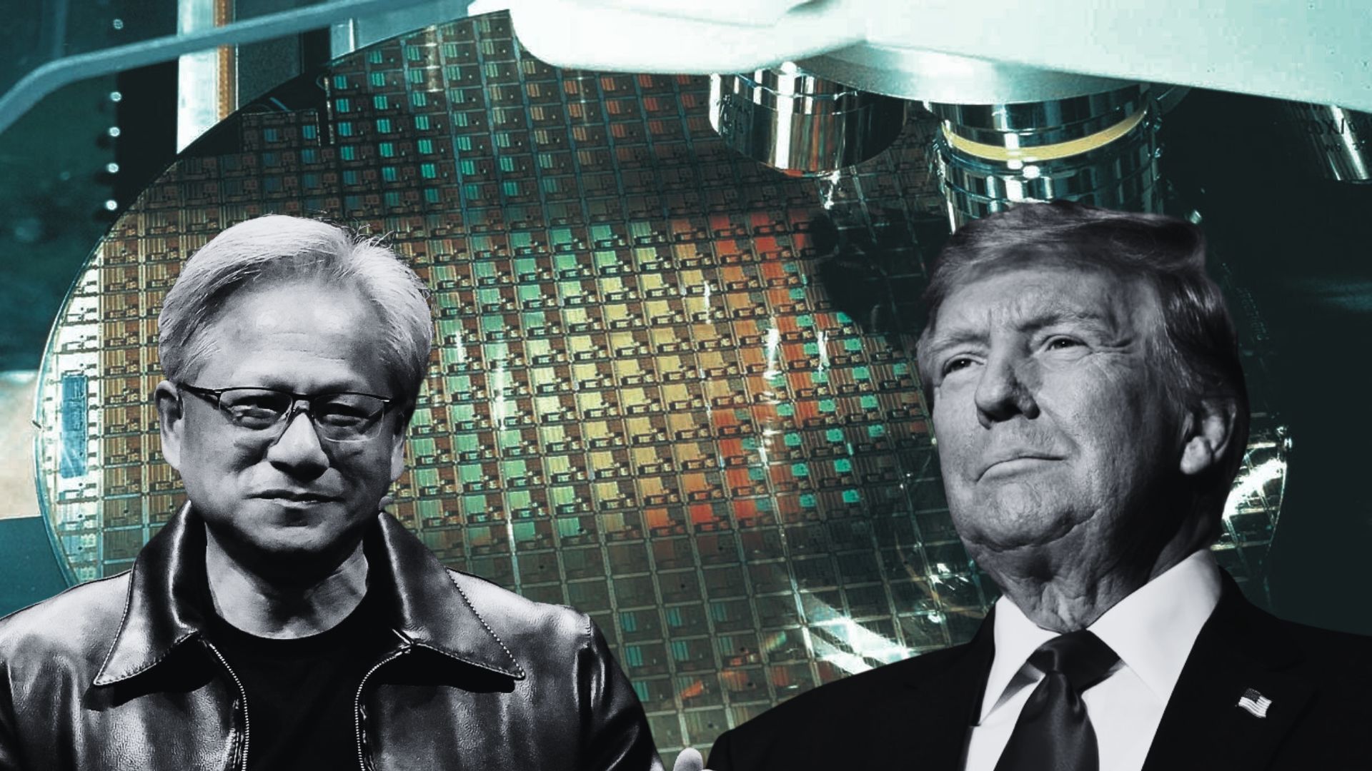 Jensen Huang trifft US-Präsident Donald Trump