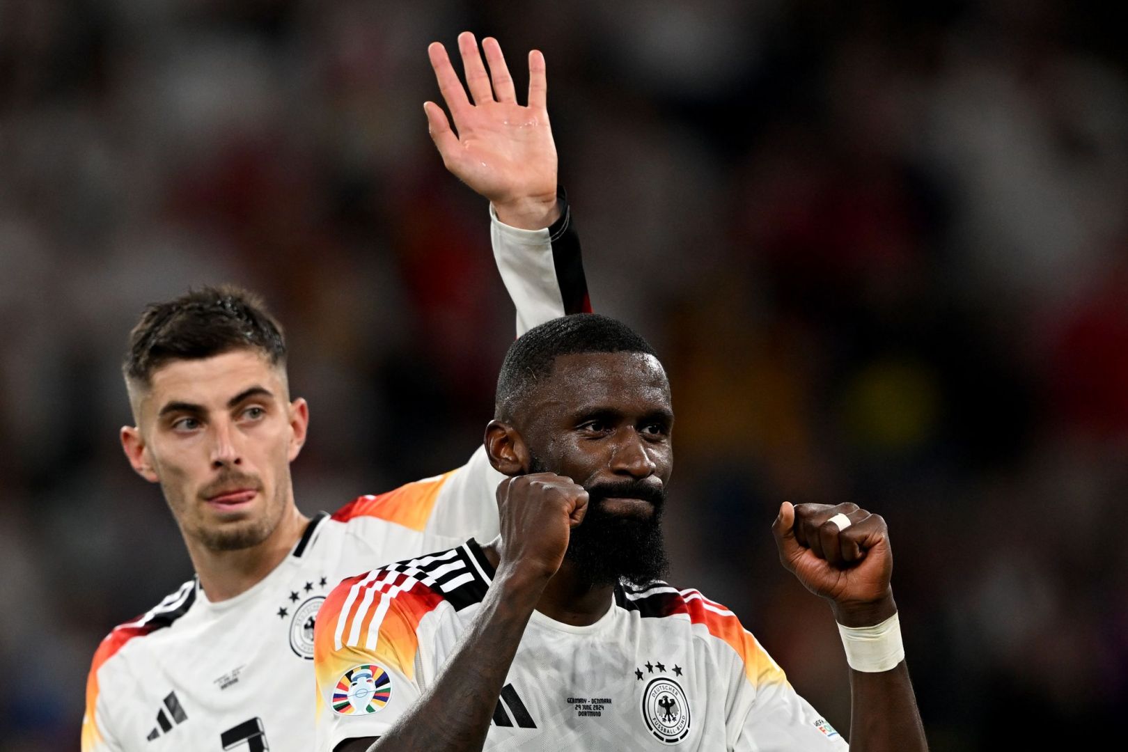Kai Havertz und Antonio Rüdiger