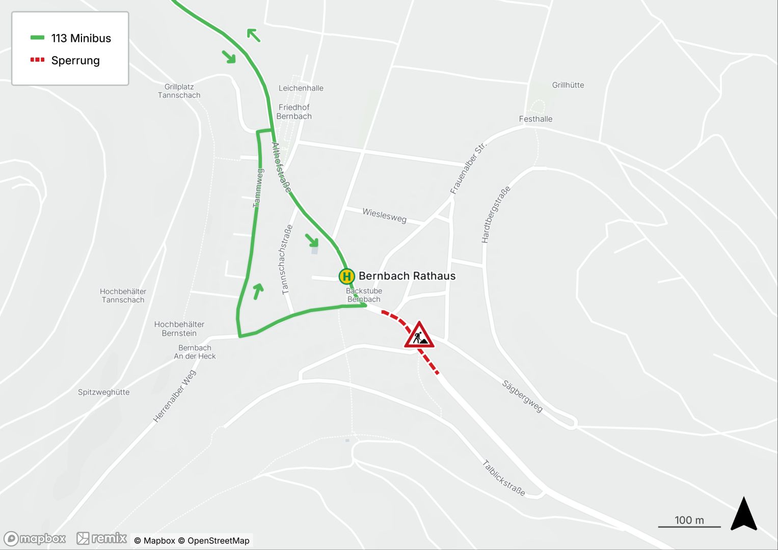 Kanalsanierung in Bernbach: Informationen zu den Vollsperrungen