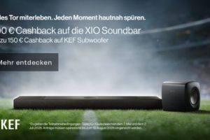 KEF startet Cashback-Aktion für Soundbar und Subwoofer