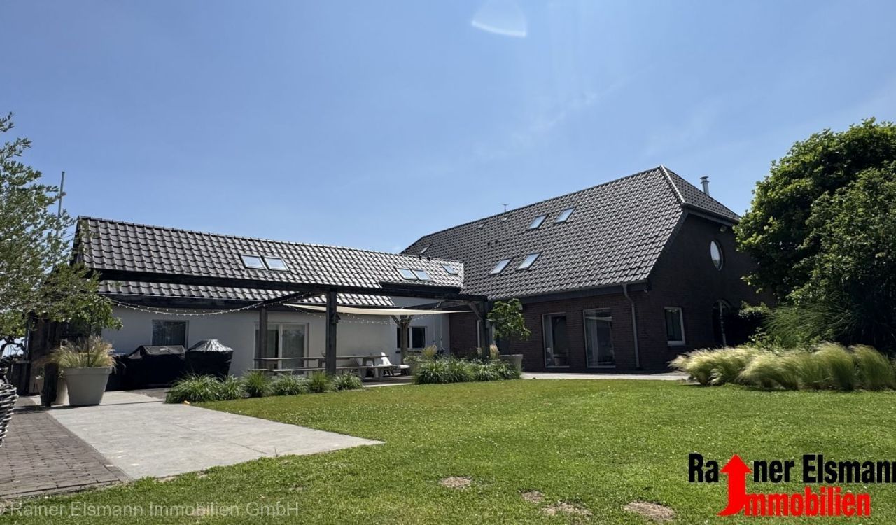 Kernsanierter Hof mit Einliegerwohnung in Goch-Pfalzdorf – Exklusives Landanwesen mit Top-Ausstattung über Elsmann Immobilien