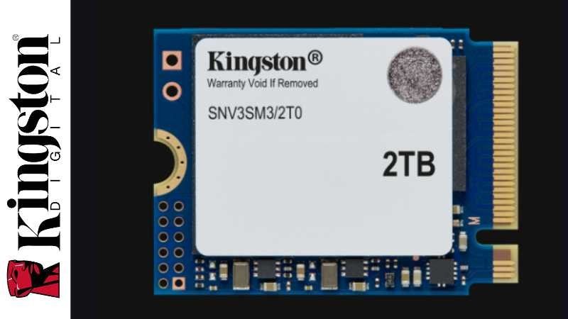 Kingston Digital Europe – NV3 PCIe 4.0 NVMe M.2 2230 SSD – Speicherplatz für eine Vielfalt von Anwendungen, Dateien, Games & vieles mehr