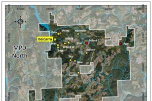 Kodiaks erste Bohrungen in Zone Adit durchschneiden oberflächennahes, hochgradiges Kupfer: 0,76 % CuÄq auf 156 m innerhalb von 0,46 % CuÄq auf 357 m