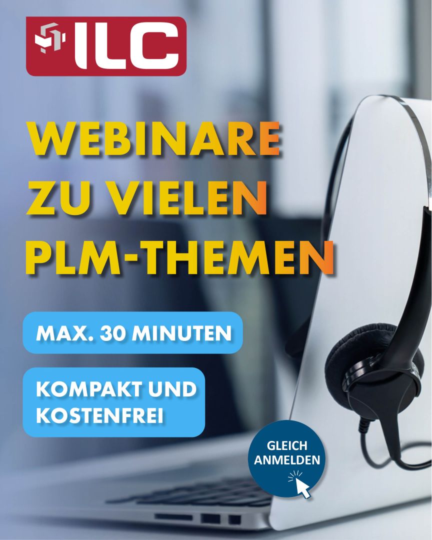 Kostenfreie Webinare zu SAP PLM-Prozessen