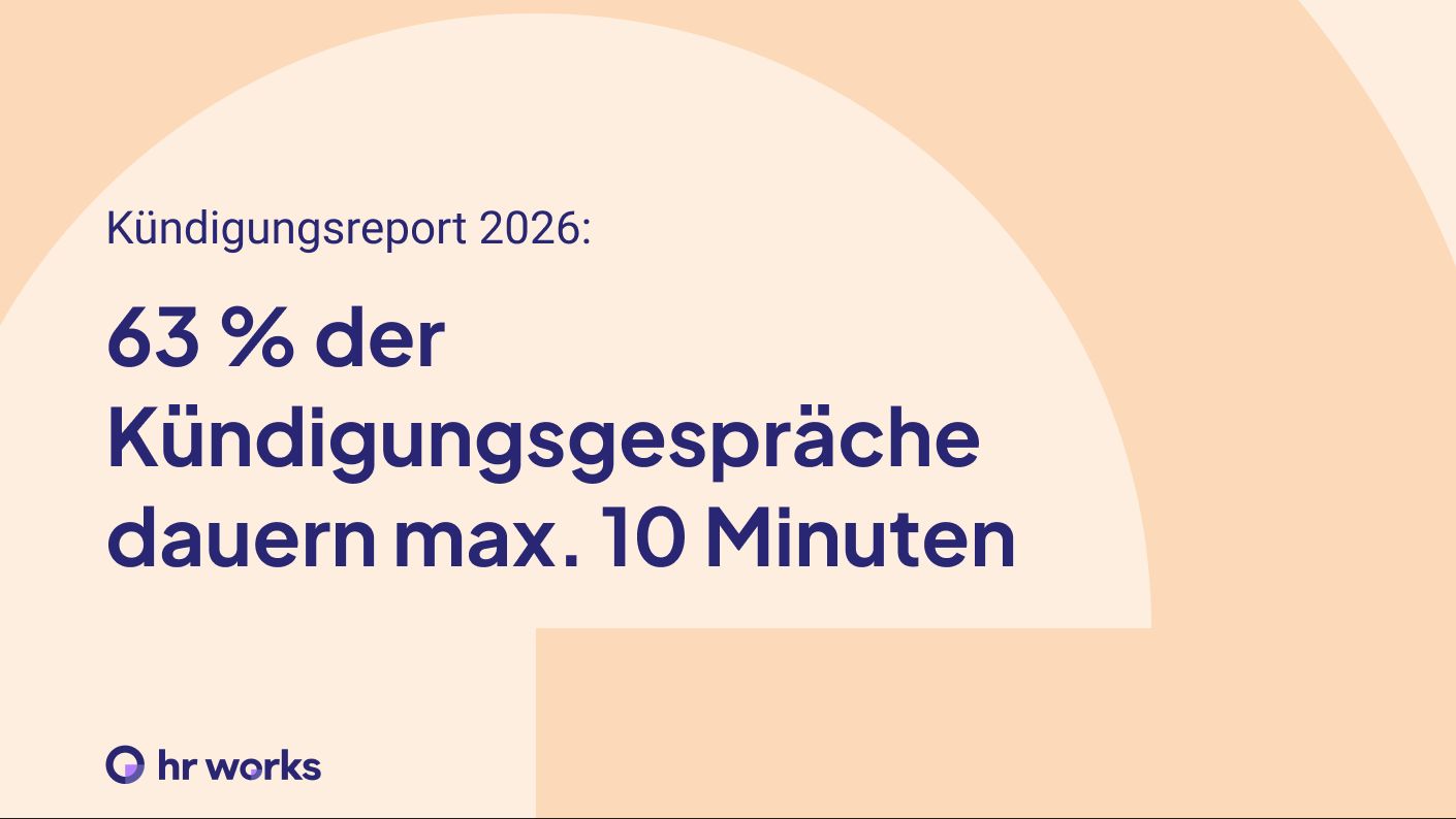 Kündigungsreport 2026: In weniger als zehn Minuten getrennt