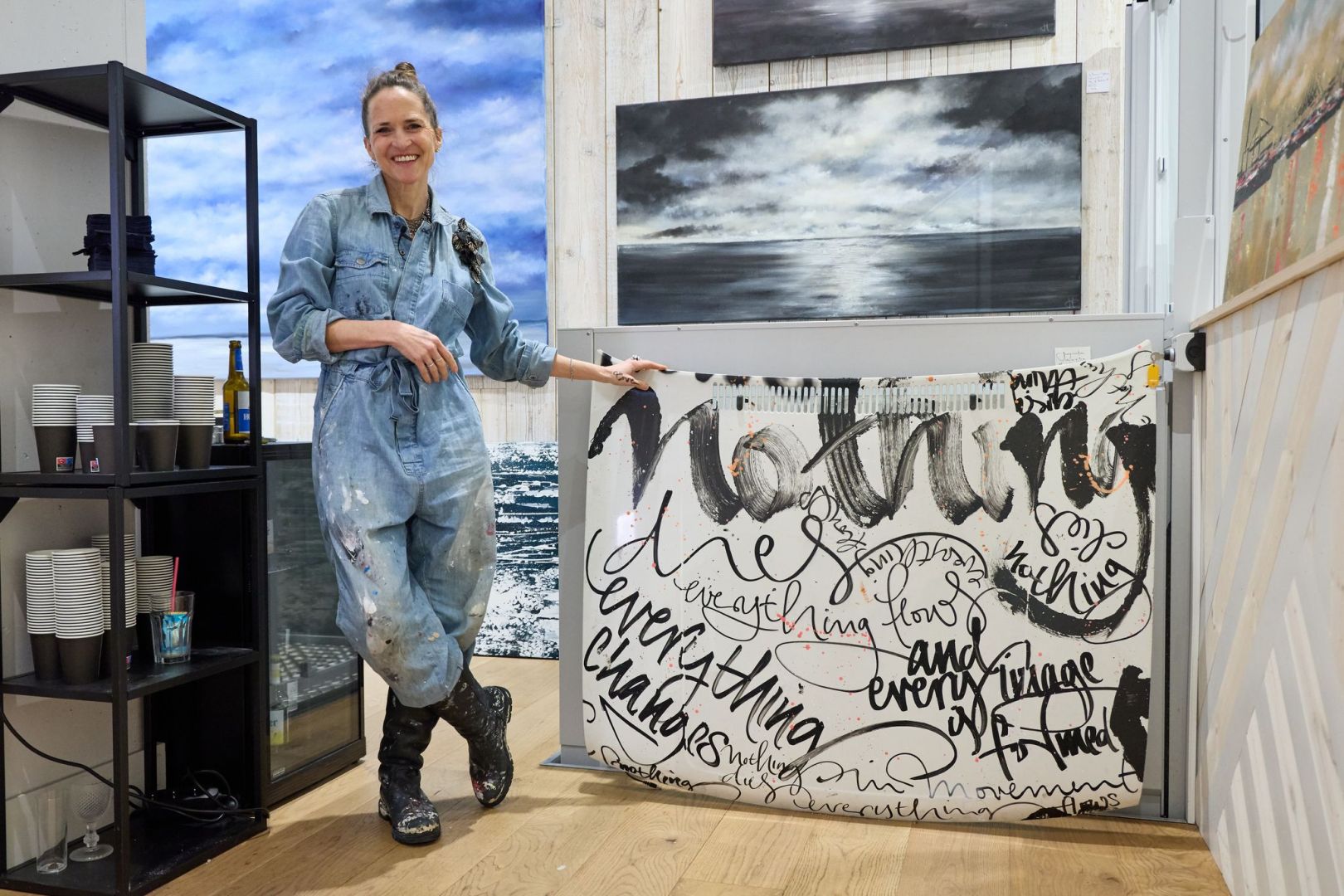 Künstlerin Jeannine Platz - Tag der Handschrift