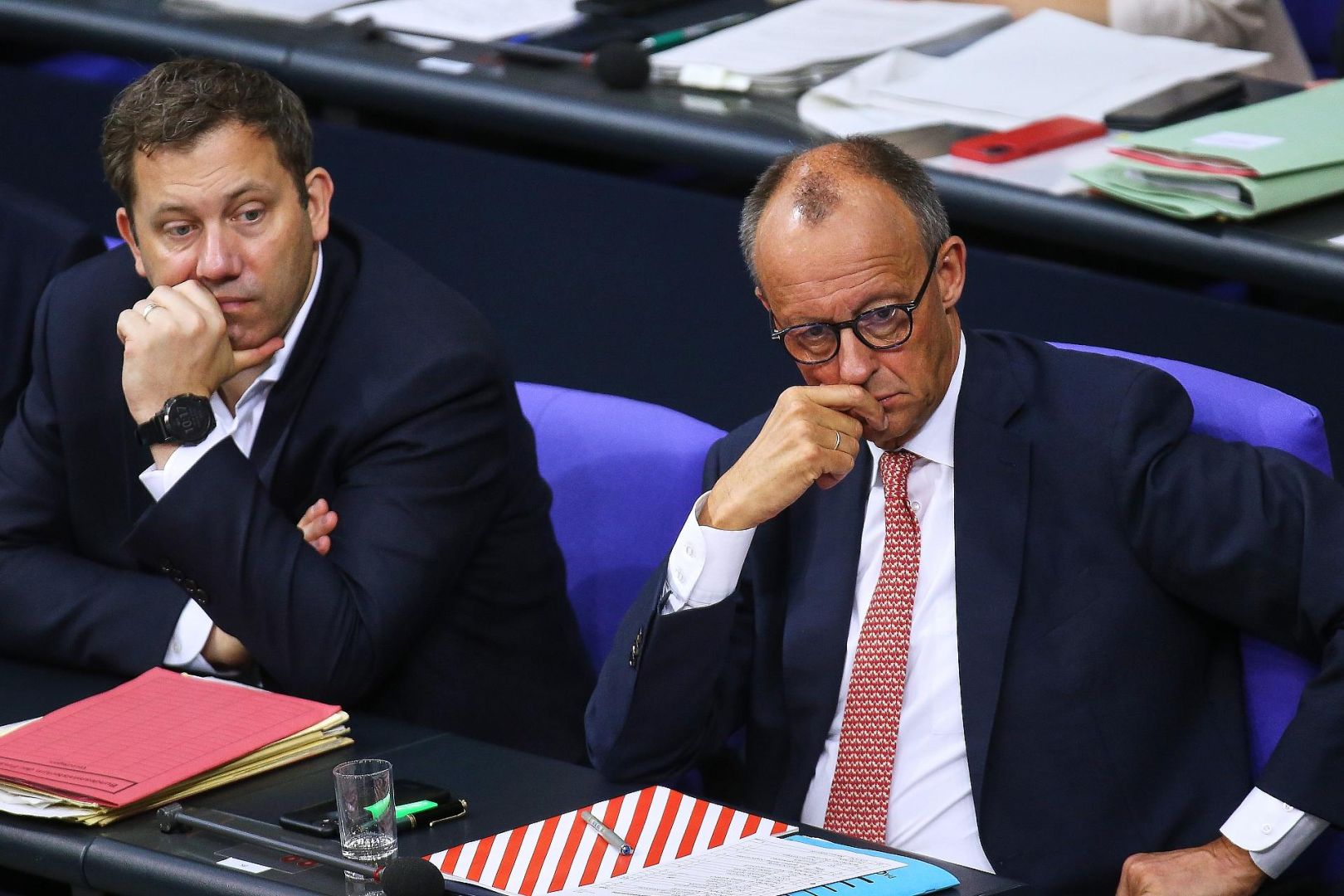 Lars Klingbeil und Friedrich Merz (Archiv)