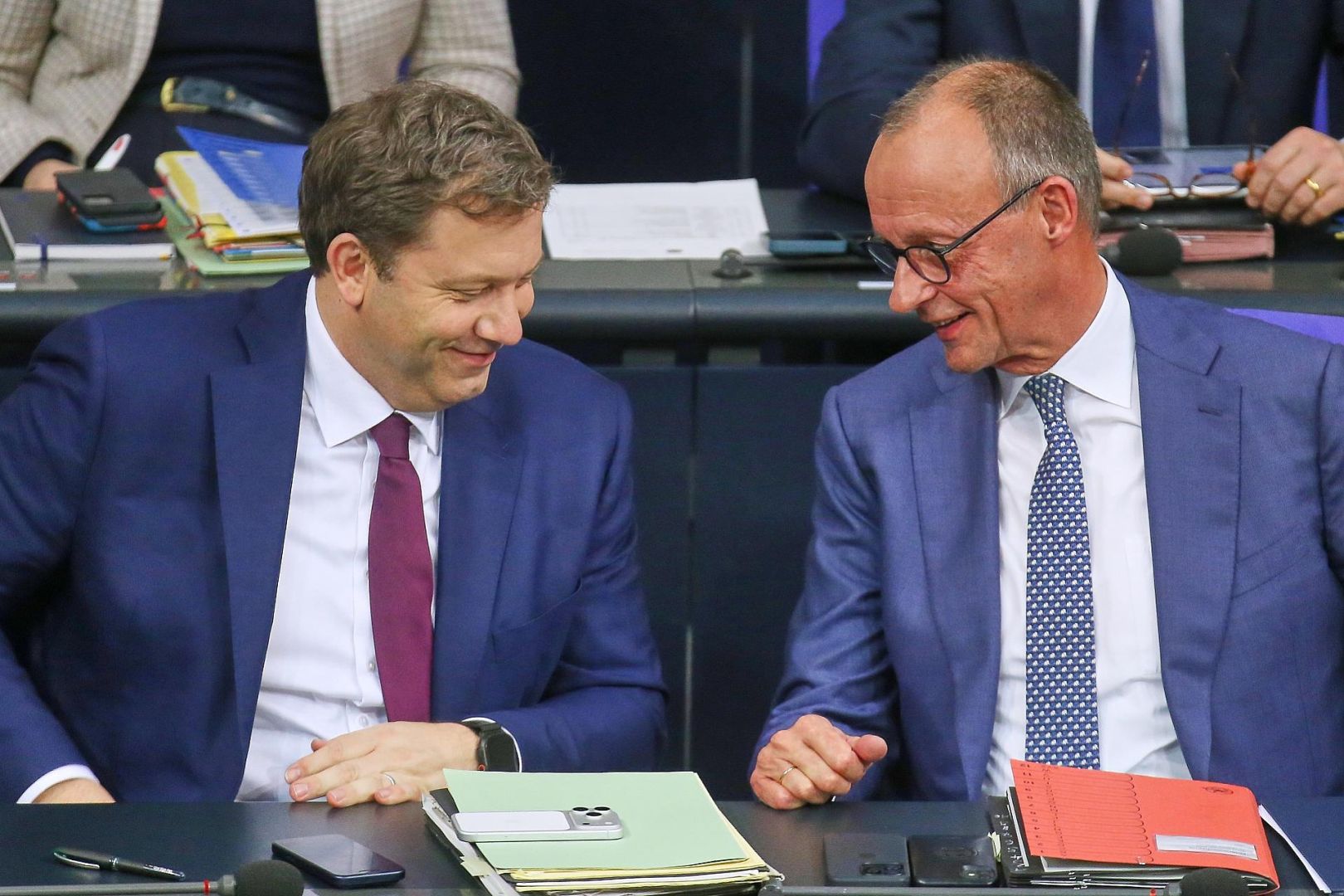 Lars Klingbeil und Friedrich Merz (Archiv)
