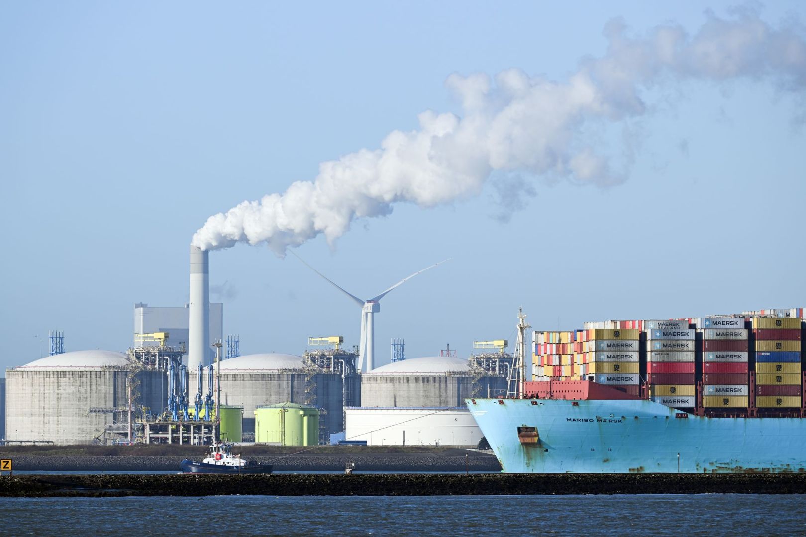 LNG-Importterminal in Rotterdam