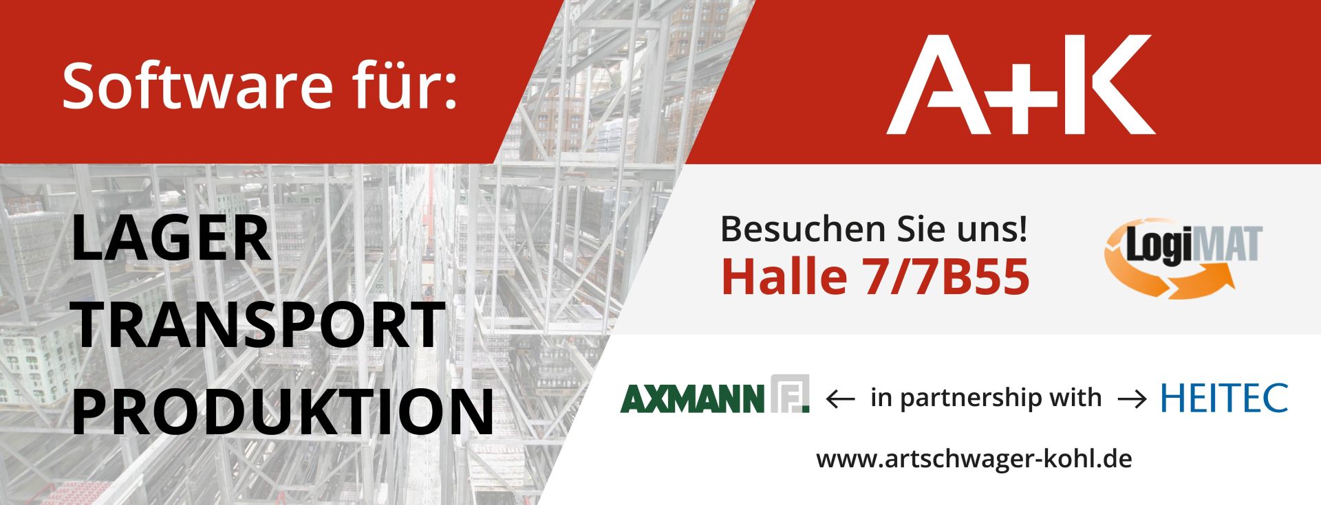 LogiMAT 2026: Artschwager + Kohl realisiert SAP EWM Migration und Modernisierung von Lager- und Materialflusssystemen