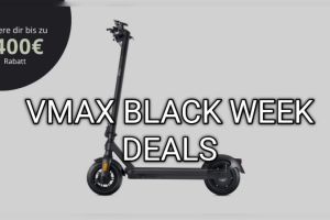 Luxusklasse auf zwei Rädern: VMAX E-Scooter zu unschlagbaren Black-Friday-Preisen