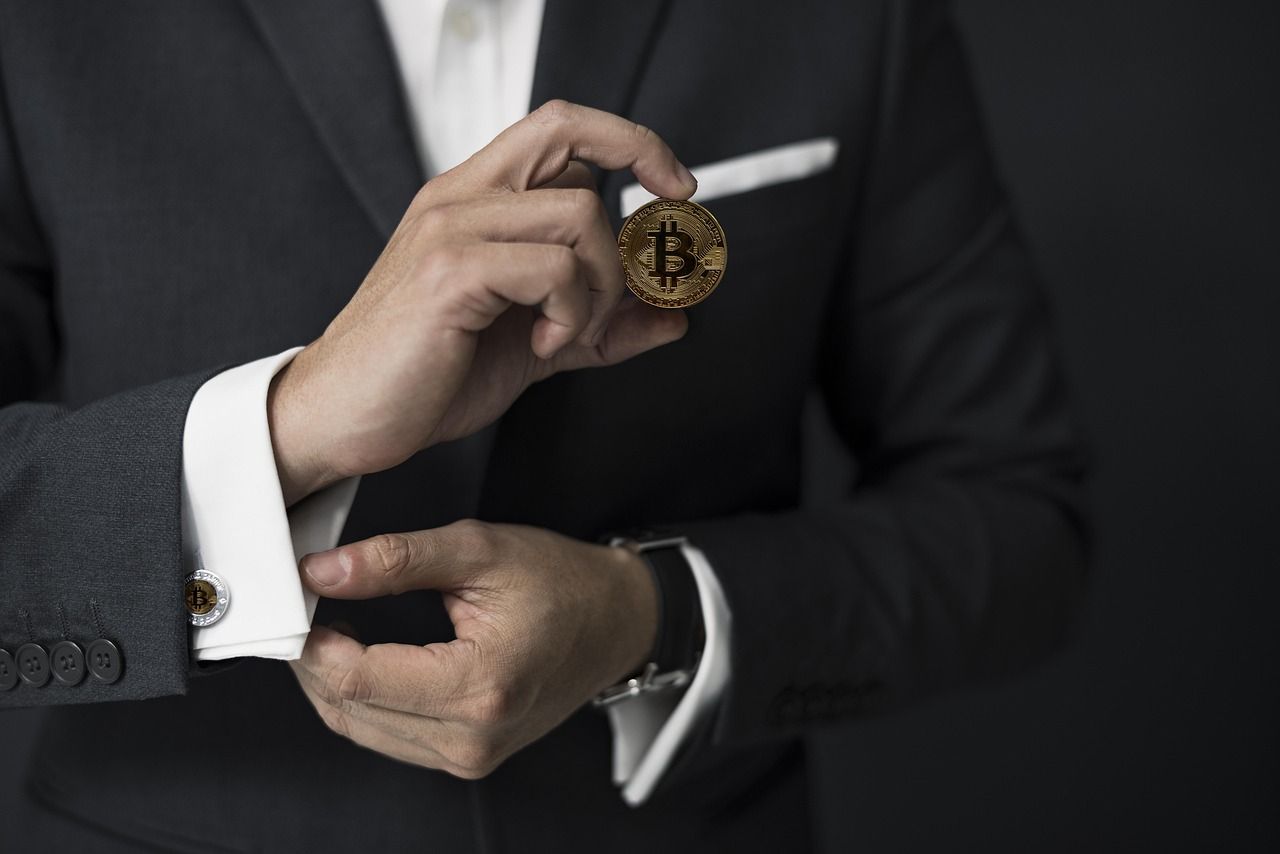 man, business, adult, suit, bitcoin, cryptocurrency, blockchain, crypto, formal, confident