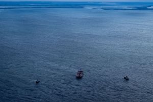 Manövrierunfähiger Öltanker vor Rügen