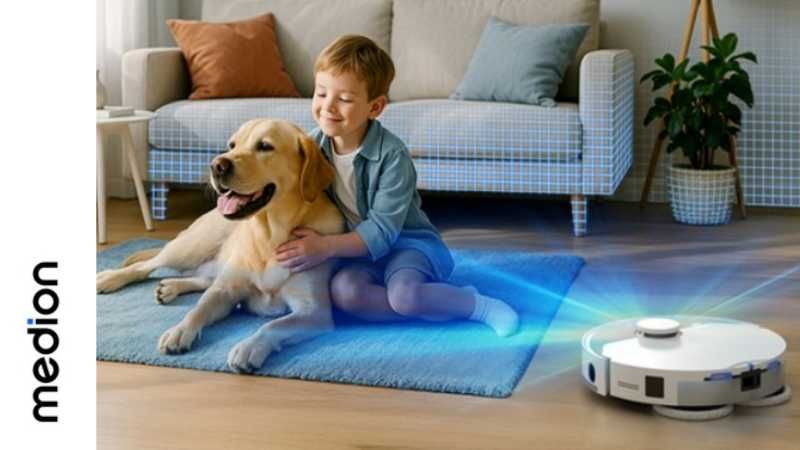 MEDION X55 SW+ – Neuer Reinigungsroboter mit innovativer Laserabtastung für eine bessere Navigation
