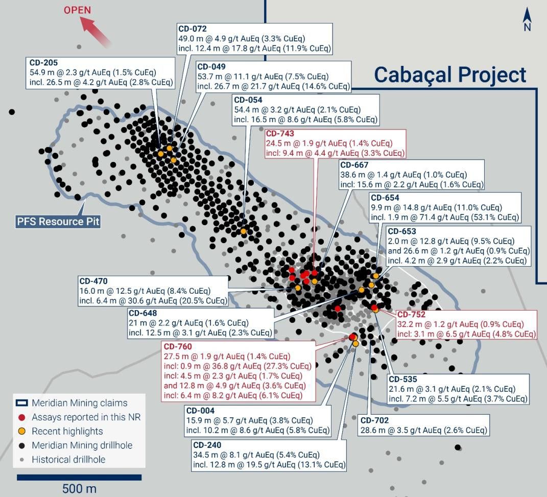 Meridian schließt Cabaçal-DFS-Bohrprogramm mit starken Ergebnissen ab und treibt nun regionale Exploration voran
