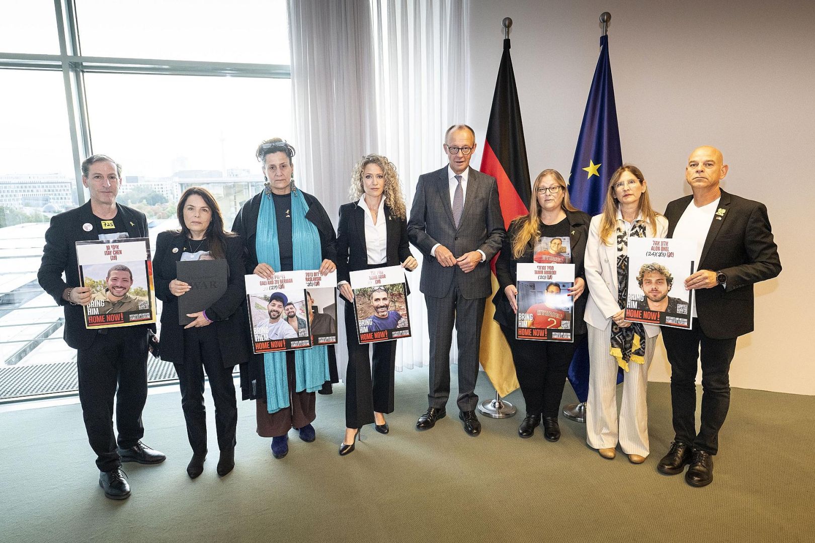 Merz trifft sich mit Angehörigen von deutschen Hamas-Geiseln am 30.09.2025