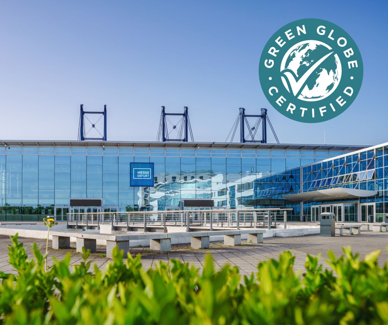Messe Erfurt setzt Maßstäbe in Nachhaltigkeit – Erneut mit 98 Prozent Green Globe zertifiziert