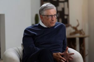 Microsoft-Gründer Bill Gates bei Interview